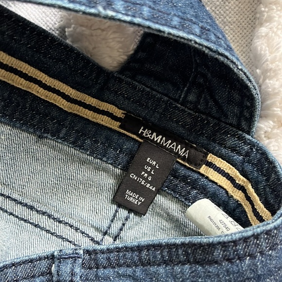 Maternity denim overall dress - Picture 4 of 4